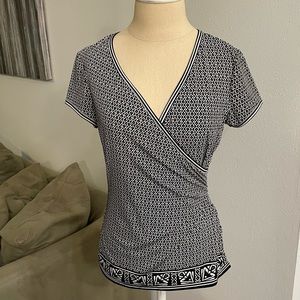 Coldwater Creek Wrap Blouse Small